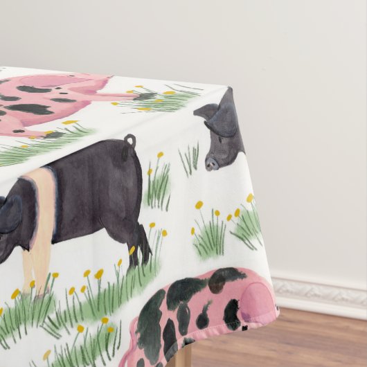 Oude spot varkensdeken tafelkleed (Voorbeeld)