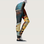 Oude spreuken op een mystieke rol leggings (Rechts)
