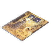 Oude sprookje Assepoester met de feeën godin Notitieboek (Linkerzijde)