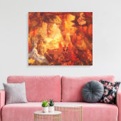 Oude Sprookje De Gevangengenomen Robin door Fitzge Canvas Afdruk (Insitu (Woonkamer))