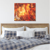 Oude Sprookje De Gevangengenomen Robin door Fitzge Canvas Afdruk (Insitu (Slaapkamer))