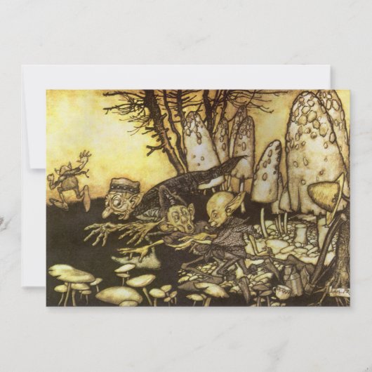 Oude Sprookje, Groep Arbeiders door Rackham (Voorkant)