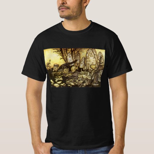 Oude Sprookje, Groep Arbeiders door Rackham T-shirt (Voorkant)