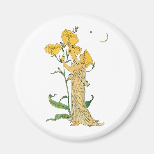 Oude Sprookje, Teunisbloem, Walter Crane Magneet (Voorkant)