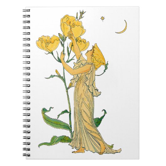 Oude Sprookje, Teunisbloem, Walter Crane Notitieboek (Voorkant)