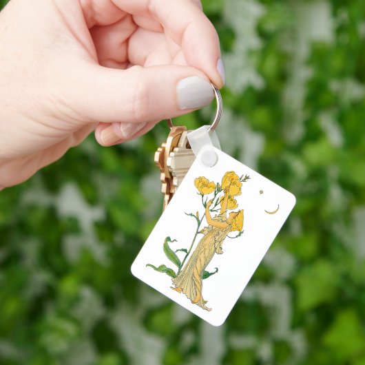 Oude Sprookje, Teunisbloem, Walter Crane Sleutelhanger (Hand)