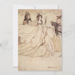 Oude Sprookjes Assepoester Feest Uitnodiging