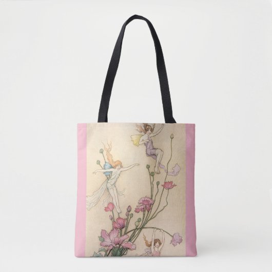 Oude Sprookjes, Drie Geesten Vol Van Vreugde Tote Bag (Voorkant)