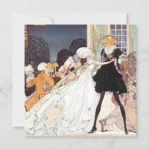 Oude Sprookjes Prinses Bruiloft 'Save the Date' Save The Date