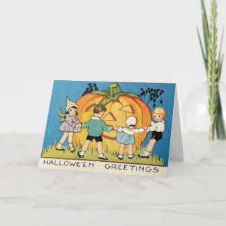 Oude Sprookjesboek Halloween Wenskaart Kaart