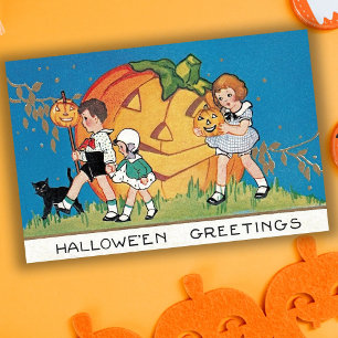 Oude Sprookjesboek Halloween Wenskaart Kaart