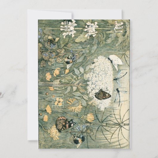 Oude Sprookjesbos Bewaar de Datum Kaart (Achterkant)