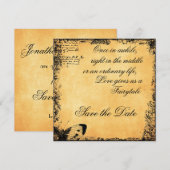 Oude Sprookjesliefdescitaat Save the Date (Voorkant / Achterkant)