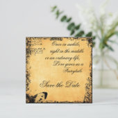 Oude Sprookjesliefdescitaat Save the Date (Staand voorkant)