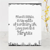 Oude sprookjesliefdescitaten kaart (Gele Bloem)