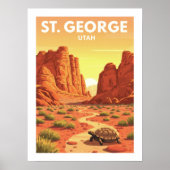 Oude St. George Utah Poster (Voorkant)