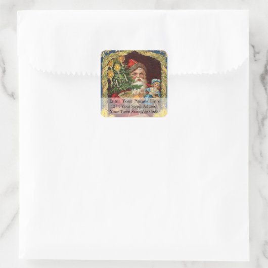 Oude St. Nick  Adres Label (Tas)