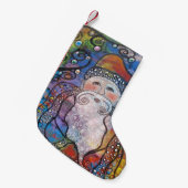 Oude St. Nick Kerstmis Stocking Kleine Kerstsok (Voorkant (Hangend))