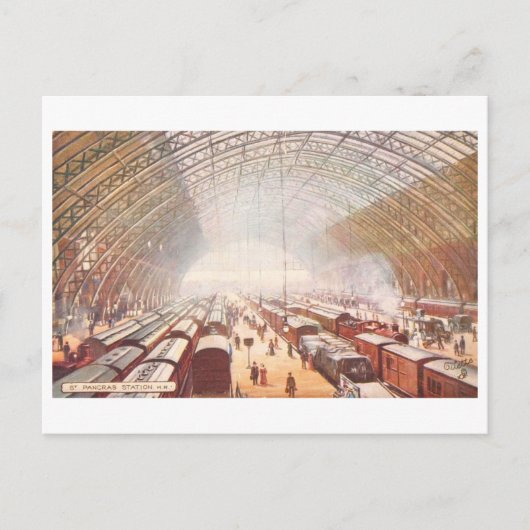 Oude St. Pancras Station (Londen) Briefkaart (Voorkant)
