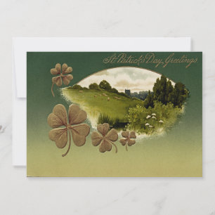 Oude St. Patrick's Day Feestdagenkaart