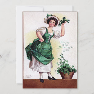 Oude St. Patrick's Day Feestdagenkaart