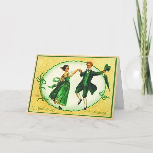 Oude St. Patrick's Day kaart (Voorkant)