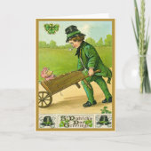 Oude St. Patrick's Day kaart (Voorkant)