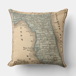 Oude Staat Florida Kaart Kussen