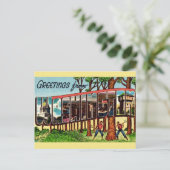 Oude staat Washington Briefkaart (Staand voorkant)