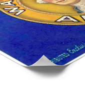 Oude Staatstempel Washington Appels Seattle Fruit Poster (Hoek)