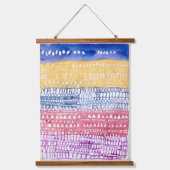 Oude stad (1928) van Paul Klee Hangend Wandkleed (Voorkant)