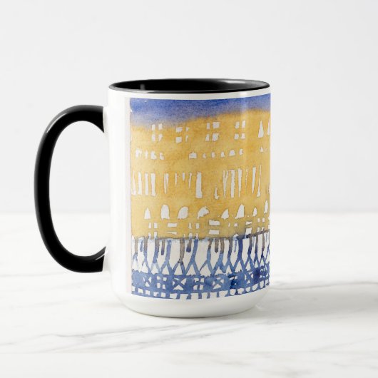 Oude stad (1928) van Paul Klee Mok (Links)