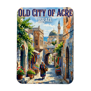 Oude Stad Acre Israël Magneet