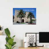 Oude stad Alcudia scène Majorca Mallorca Spanje Poster (Thuiskantoor)