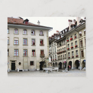 Oude stad Berne - Cathedraal plein Briefkaart