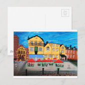 Oude stad briefkaart (Voorkant / Achterkant)