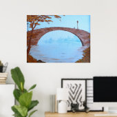 Oude Stad Brug Poster (Thuiskantoor)