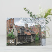 Oude stad Brugge in België (Staand voorkant)