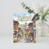 Oude Stad Bulgarije Briefkaart (Staand voorkant)