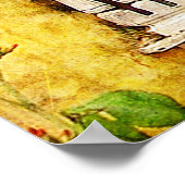 Oude Stad Cartagena Poster (Hoek)