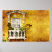 Oude Stad Cartagena Poster (Voorkant)