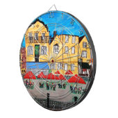 Oude stad dartbord (Voorkant Rechts)