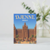 Oude Stad Djenné Mali Briefkaart (Staand voorkant)