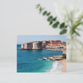 Oude stad Dubrovnik en Adriatische Zee Briefkaart (Staand voorkant)