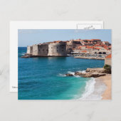 Oude stad Dubrovnik en Adriatische Zee Briefkaart (Voorkant / Achterkant)