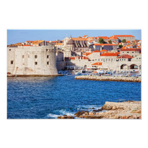 Oude stad Dubrovnik Foto Afdruk