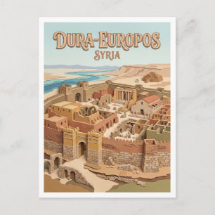 Oude Stad Dura-Europos Syrië Briefkaart