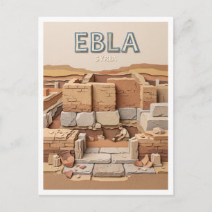 Oude Stad Ebla Tell Mardikh Syrië Briefkaart