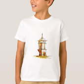Oude stad . fontein t-shirt (Voorkant)