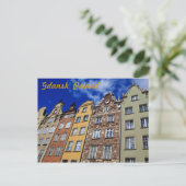 Oude stad Gdansk, Polen Briefkaart (Staand voorkant)